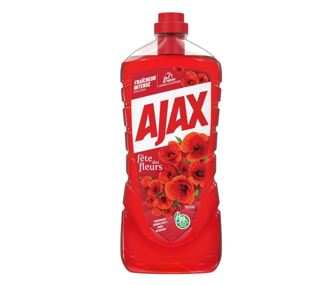 Ajax Allesreiniger Rode Bloemen 1,25ltr